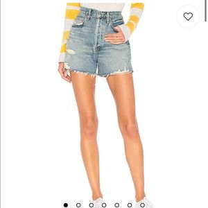 AGOLDE Dee High Rise Short